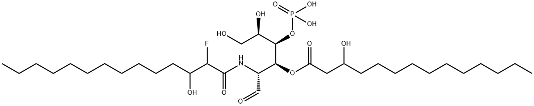 2-deoxy-2-(2-fluoro-3-hydroxytetradecanamido)-3-O-(3-hydroxytetradecanoyl)-4-O-phosphonoglucopyranose