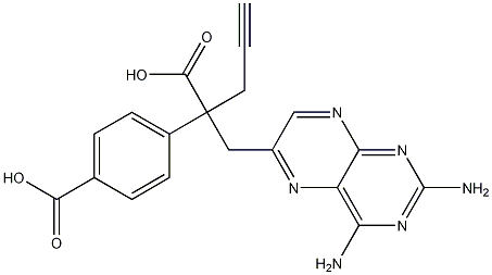 2,4-二氨基-ALPHA-(4-羧基苯基)-ALPHA-2-丙炔基-6-蝶啶丙酸