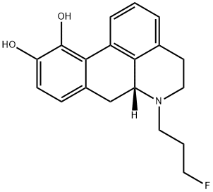 10,11-dihydroxy-N-(n-3-fluoropropyl)norapomorphine