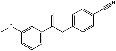 4-[2-(3-METHOXYPHENYL)-2-OXOETHYL]BENZONITRILE