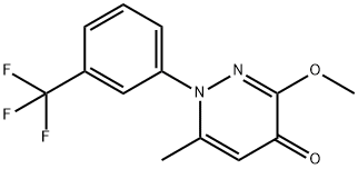 3-methoxy-6-methyl-1-[3-(trifluoromethyl)phenyl]pyridazin-4-one