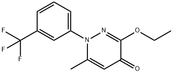 3-ethoxy-6-methyl-1-[3-(trifluoromethyl)phenyl]pyridazin-4-one