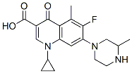 (±)-1-环丙基-6-氟-1,4-二氢-5-甲基-7-(3-甲基-1-哌嗪基)-4-氧-3-喹啉羧酸