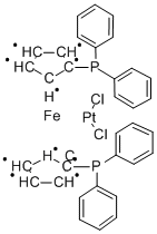 DICHLORO[1,1'-BIS(DIPHENYLPHOSPHINO)FERROCENE]-PLATINUM(II)