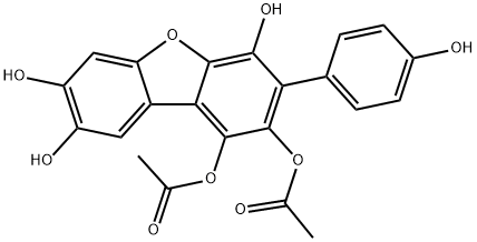 1,2-DIACETOXY-4,7,8-TRIHYDROXY-3-(4-HYDROXYPHENYL)DIBENZOFURAN