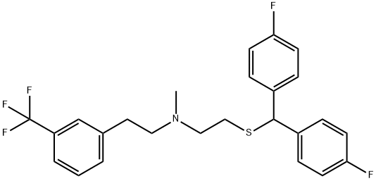 N-(2-(bis(4-fluorophenyl)methylthio)ethyl)-N-methyl-N-(2-phenyl)ethylamine