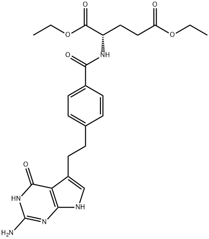 N-(4-(2-(2-氨基-4-氧代-4,7-二氢-3H-吡咯并[2,3-D]嘧啶-5-基)乙基)苯甲酰基)-L-谷氨酸二乙酯