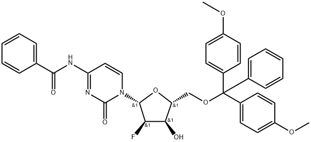 5'-O-(4,4'-二甲氧基三苯甲基)-N4-苯甲酰-2'-氟-2'-脱氧胞苷