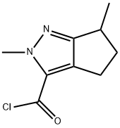 3-Cyclopentapyrazolecarbonylchloride,2,4,5,6-tetrahydro-2,6-dimethyl-(9CI)