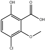 3-氯-6-羟基-2-甲氧基苯甲酸