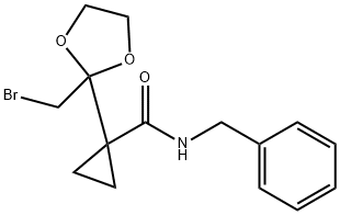 1-[2-(溴甲基)-1,3-二氧戊环-2-基]-N-苄基环丙甲酰胺