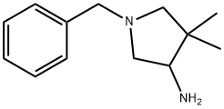 1-苄基-4,4-二甲基吡咯烷-3-胺