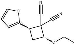 1,1-Cyclobutanedicarbonitrile,2-ethoxy-4-(2-furanyl)-,cis-(9CI)