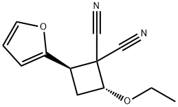 1,1-Cyclobutanedicarbonitrile,2-ethoxy-4-(2-furanyl)-,trans-(9CI)