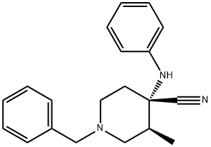 cis-(+)-3-Methyl-4-(phenylaMino)-1-(phenylMethyl)-4-piperidinecarbonitrile