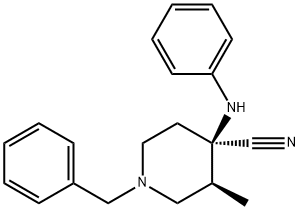 trans-(+)-3-Methyl-4-(phenylaMino)-1-(phenylMethyl)-4-piperidinecarbonitrile