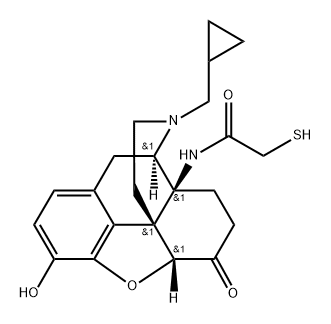 14-thioglycolamido-7,8-dihydro-N-(cyclopropylmethyl)normorphinone