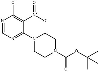 1-BOC-4-(6-氯-5-硝基-4-嘧啶)哌嗪