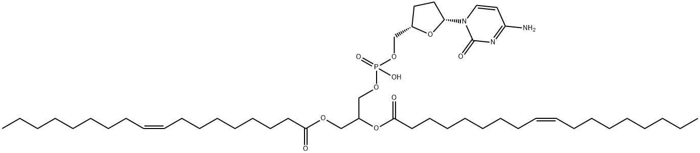 1,2-dioleoyl-glycero-3-phospho-5'-(2',3')-dideoxycytidine