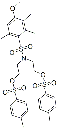 N,N-bis(2-((4-tolylsulfonyl)oxy)ethyl)-4-methoxy-2,3,6-trimethylbenzenesulfonamide