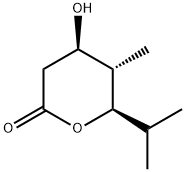 2H-Pyran-2-one,tetrahydro-4-hydroxy-5-methyl-6-(1-methylethyl)-,(4R,5S,6R)-(9CI)