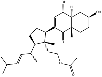 24-nor-9,11-seco-11-acetoxy-3,6-dihydroxycholest-7,22-dien-9-one