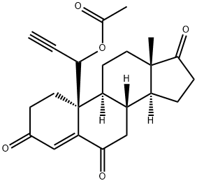 19-ethynyl-19-acetoxyandrost-4-ene-3,6,17-trione