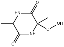 2,5-Piperazinedione,6-hydroperoxy-3,6-dimethyl-(9CI)