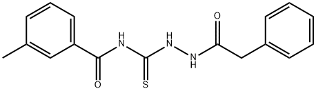 3-methyl-N-{[2-(phenylacetyl)hydrazino]carbonothioyl}benzamide