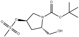 N-BOC-反式-4-对甲磺酰氧基-L-脯氨醇