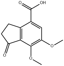 2,3-二氢-6,7-二甲氧基-1-氧代-1H-茚-4-羧酸