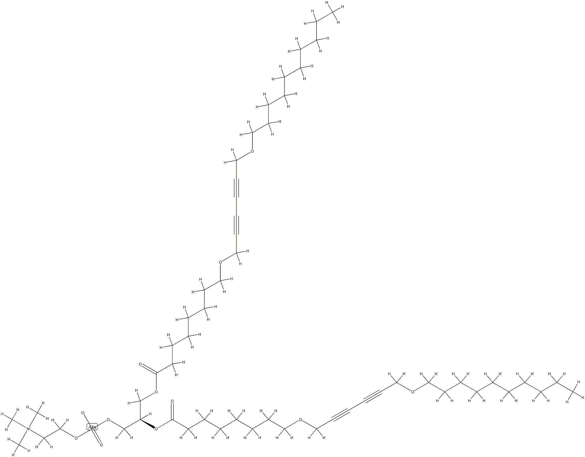 1,2-bis(9,16-dioxahexacosa-11,13-diynoyl)-sn-3-phosphocholine