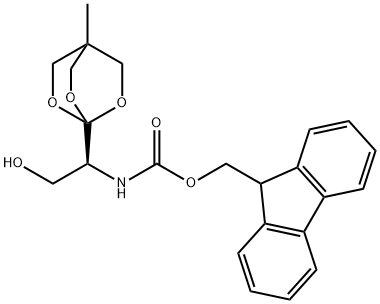 1-[N-FLUORENYLMETHOXYCARBONYL-(1S)-1-AMINO-2-HYDROXYETHYL]-4-METHYL-2,6,7-TRIOXABICYCLO[2.2.2]OCTANE