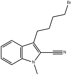 3-(4-BROMOBUTYL)-2-CYANO-1-METHYLINDOLE