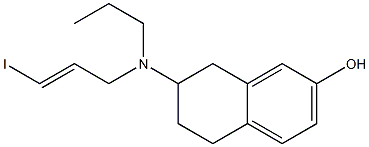 7-hydroxy-2-(N-n-propyl-N-(3-iodo-2'-propenyl)-amino)tetralin