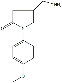 4-aminomethyl-1-(4-methoxyphenyl)-2-pyrrolidinone