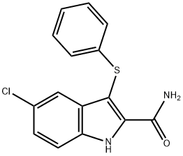 5-chloro-3-phenylthioindole-2-carboxamide