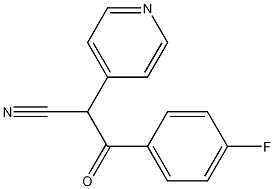 2-(4-吡啶基)-3-(4-氟苯基)-3-氧代丙腈