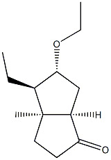 1(2H)-Pentalenone,5-ethoxy-4-ethylhexahydro-3a-methyl-,(3aalpha,4bta,5alpha,6aalpha)-(9CI)