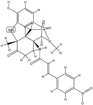 5-methyl-14-(4-nitrocinnamoylamino)-7,8-dihydromorphinone