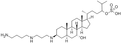 (3Β,5Α,7Α)-3-[[3-((4-氨基丁基)氨基)丙基]氨基]胆甾烷-7,24-二醇24-氢硫酸酯