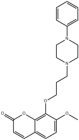 8-(3-(4-phenyl-1-piperazinyl)propoxy)-7-methoxycoumarin