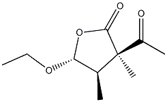 2(3H)-Furanone,3-acetyl-5-ethoxydihydro-3,4-dimethyl-,(3alpha,4alpha,5bta)-(9CI)