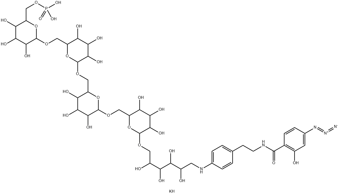 2-((4-phosphopentamanniminophenyl)ethyl)-4-azidosalicylamide