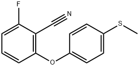 2-氟-6-[4-(甲硫基)甲氧苯基]苄腈