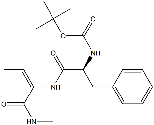 N-butyloxycarbonyl-phenylalanyl--dehydroaminobutyryl-NH-CH3