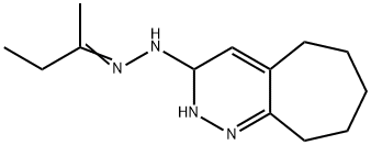 3-(N(1)-(isobutylidene))hydrazinocycloheptyl(1,2-c)pyridazine