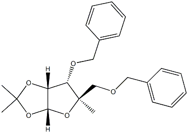 3,5-di-O-benzyl-1,2-isopropylidene-4C-methylribofuranose