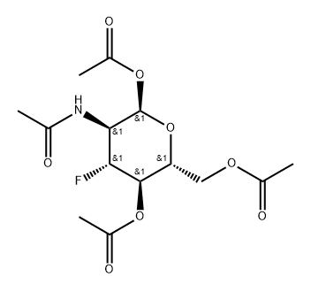 2-acetamido-1,4,6-tri-O-acetyl-2,3-dideoxy-3-fluoroglucopyranose