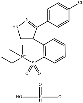 N-{[4-[3-(4-Chlorophenyl)-4,5-dihydro-1H-pyrazol-4-yl]-phenylsulfonyl}}-N,N